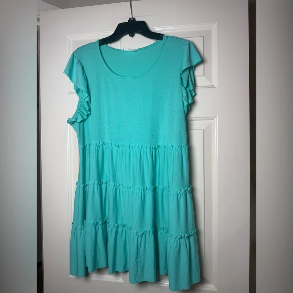 Zenana Ruffle Tunic Top - Picture 5 of 8